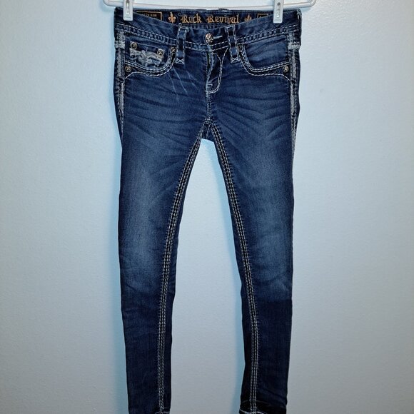 Rock Revival Hana Skinny Stretch Jean size 26 - Picture 13 of 16